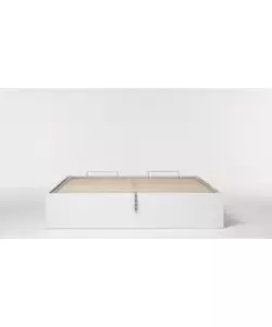 LETTO MATRIMONIALE CONTENITORE "BED BOX" BIANCO 160X190 CM